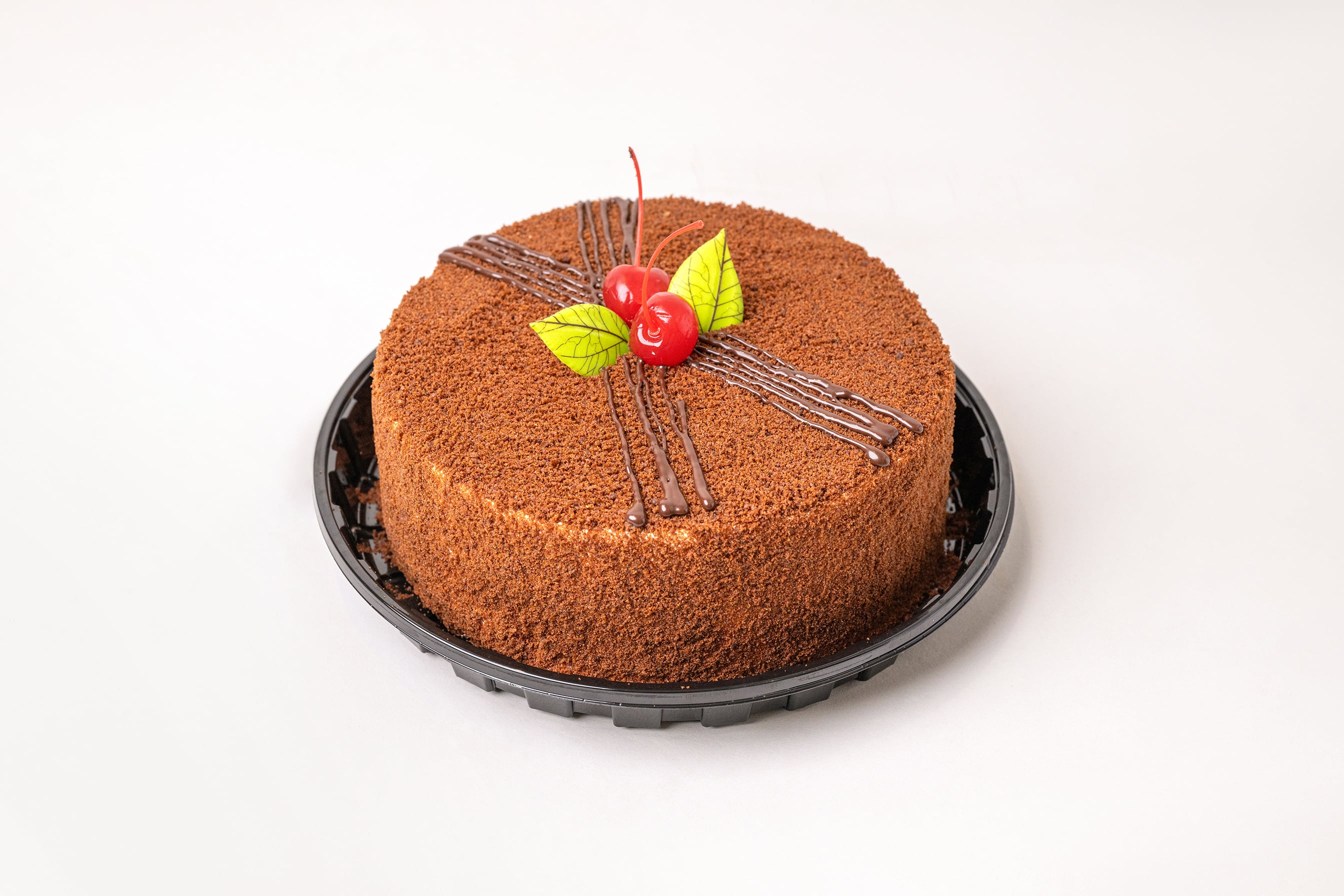 Chocolate Honey Cherry Round Cake